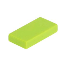 Picture of Loose tile 1X2 bright green 334