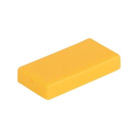 Picture of Loose tile 1X2 melon yellow 242