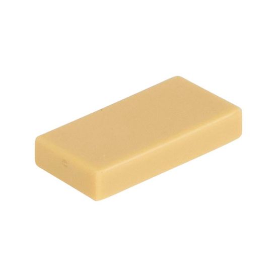 Slika Posamezna ploščica 1X2 peščeno rumena 595