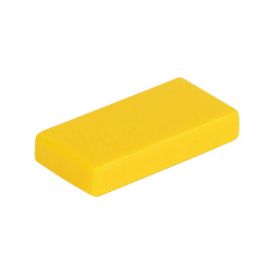 Picture of Loose tile 1X2 traffic yellow 513