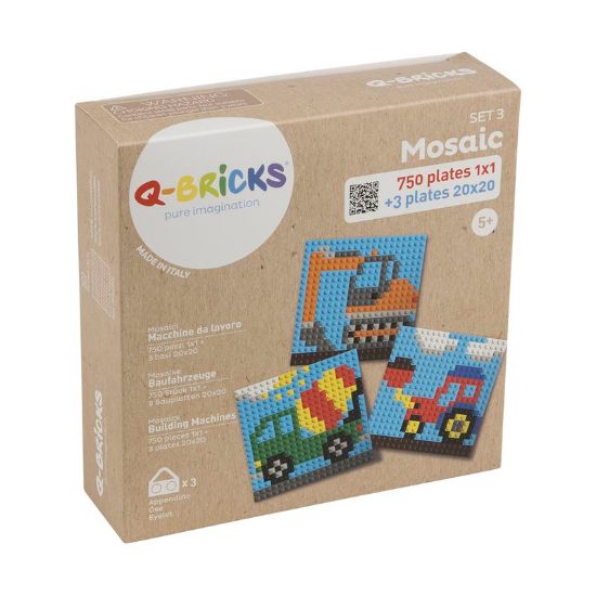 Image de Boîte en carton 1 piece Mosaique Machines de construction