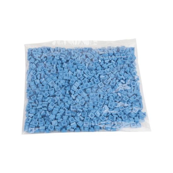 Picture of Bag Plates 1X1 Light Blue 890
