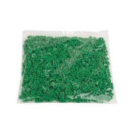 Picture of Bag 1000 pcs plates 1X1 signal Green 180