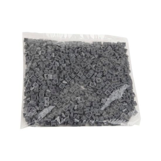Picture of Bag 1000 pcs plates 1X1 dusty gray 851
