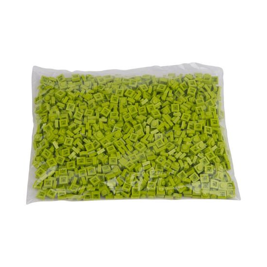 Picture of Bag 1000 pcs plates 1X1 bright green 334