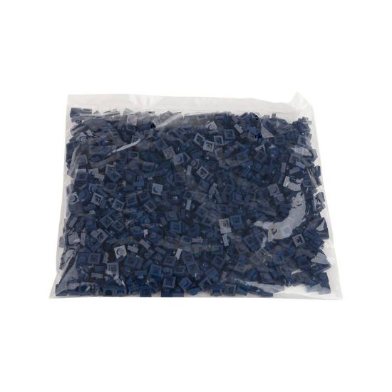 Picture of Bag 1000 pcs plates 1X1 sapphire blue 473