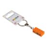 Picture of Silver key chain 2X4 Bright Red Orange 150