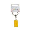 Picture of Silver key chain 2X4 Traffic Yellow 513
