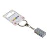 Bild von Silberner Schlüsselanhänger 2x4 Fenstergrau 411