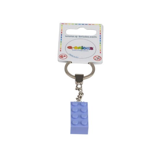 Picture of Silver key chain 2X4 Lavender 452