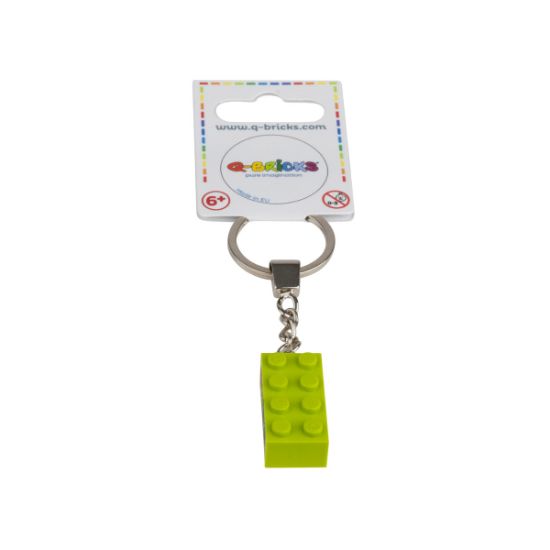 Picture of Silver key chain 2X4 Grass Green 101