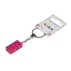 Picture of Silver key chain 2X4 Telemagenta 824