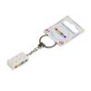 Picture of Silver key chain 2X4 Pure White 713