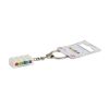 Picture of Silver key chain 2X4 Pure White 713