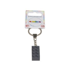 Image de Porte-clés en argent 2x4 gris poussiere 851