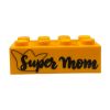 Slika Srebrni obesek za ključe 2X4 "Super mom"