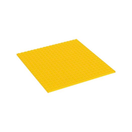 Slika za kategorijo Osnovna plošča 20X20 prozorno prometno rumena 004 /kartonasta škatla 4 kos 