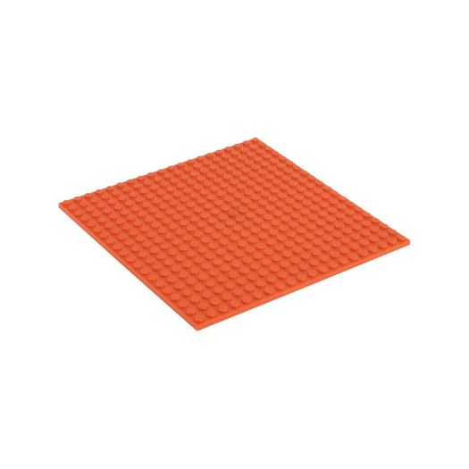 Slika za kategorijo Osnovna plošča 20X20 čisto oranžna 501 /kartonasta škatla 4 kos 