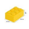 Picture of Loose brick 2X3 traffic yellow 513