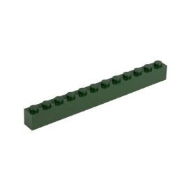 Image de Brique 1X12 vert mousse 484