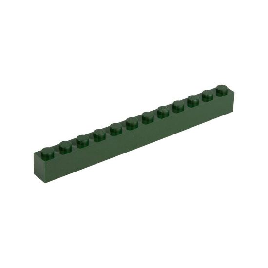 Picture of Loose brick 1X12 moss green 484