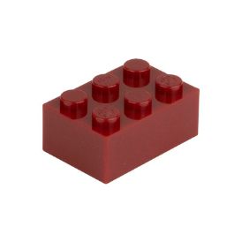 Picture of Loose brick 2X3 brown red 852