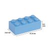 Picture of Loose brick 2X4 light blue 890