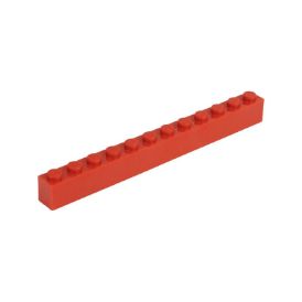 Picture of Loose brick 1X12 flame red 620