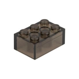 Picture of Loose brick 2X3 traffic black transparent 024