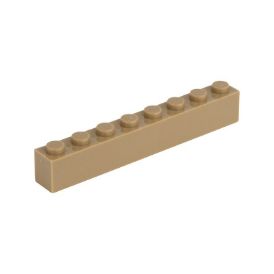 Picture of Loose brick 1X8 dark beige 268