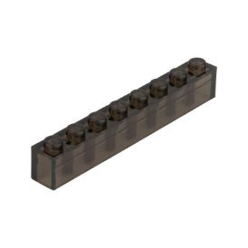 Picture of Loose brick 1X8 traffic black transparent 024