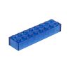 Picture of Loose brick 2X8 sky blue transparent 192