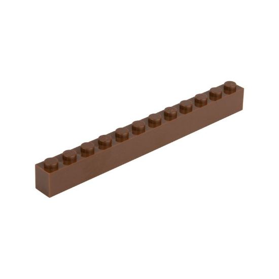 Picture of Loose brick 1X12 signal brown 090