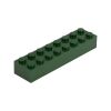 Picture of Loose brick 2X8 moss green 484