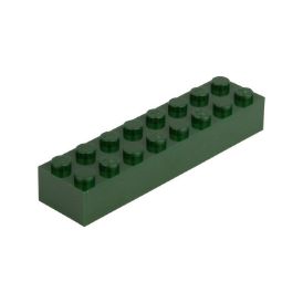 Image de Brique 2X8 vert mousse 484