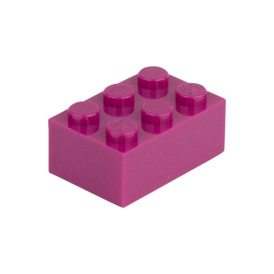Picture of Loose brick 2X3 traffic purple 624
