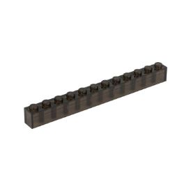 Picture of Loose brick 1X12 traffic black transparent 024