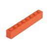 Picture of Loose brick 1X8 pure orange 501
