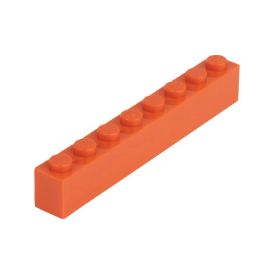 Slika Posamezna kocka 1X8 čisto oranžna 501