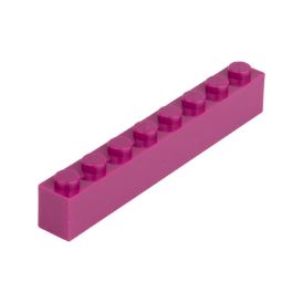 Picture of Loose brick 1X8 traffic purple 624