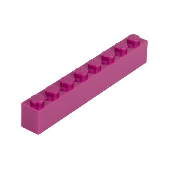 Picture of Loose brick 1X8 traffic purple 624