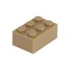 Picture of Loose brick 2X3 dark beige 268