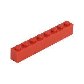 Picture of Loose brick 1X8 flame red 620