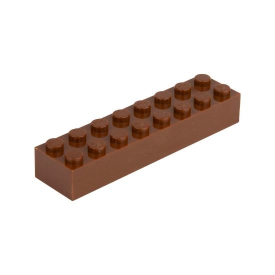 Picture of Loose brick 2X8 signal brown 090