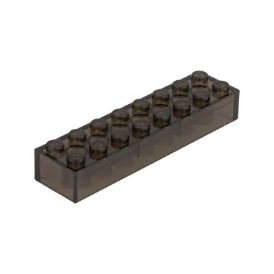 Picture of Loose brick 2X8 traffic black transparent 024