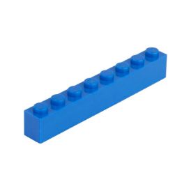 Immagine di Mattone sciolti 1X8 blu cielo 663