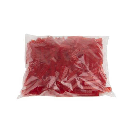 Picture of Bag 2X8 Flame red transparent 224