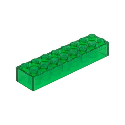 Picture for category Bag 2X8 Signal green transparent 708