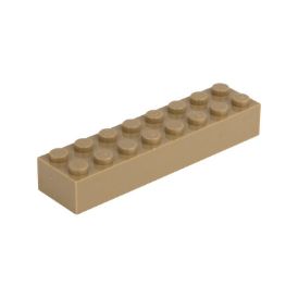 Bild von Lose Baustein 2X8 Graubeige 268