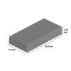 Picture of Loose tile 1X2 dusty gray 851